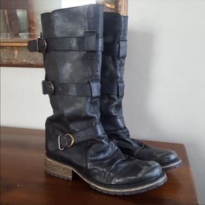 Steve Madden Moto Buckle Boots